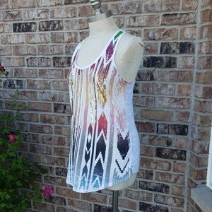 EXPRESS Embellished Tank Top S